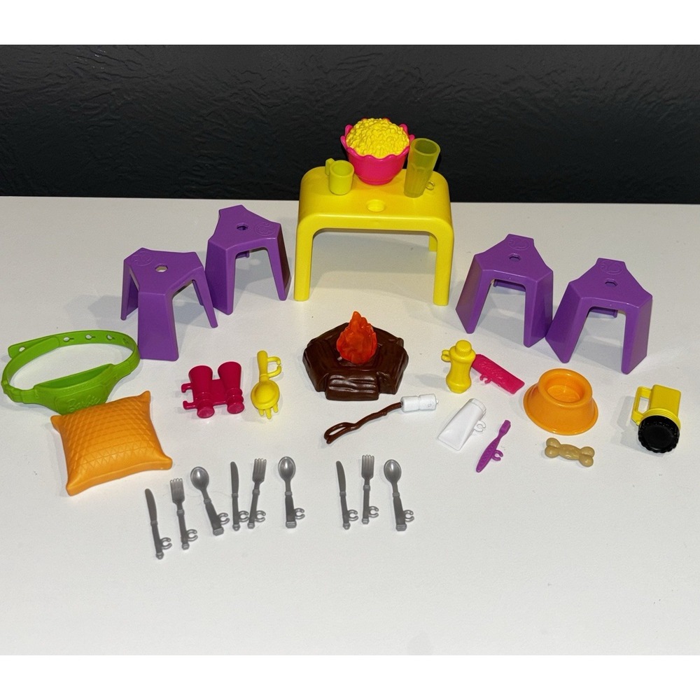 Barbie Dream Camper Play Set Accessories Replacement Parts 30 pieces